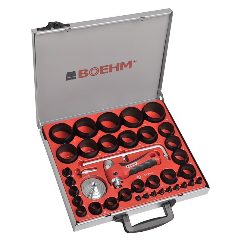Punch set Ø2 to 59 mm with Ø420 mm gasket cutting tool