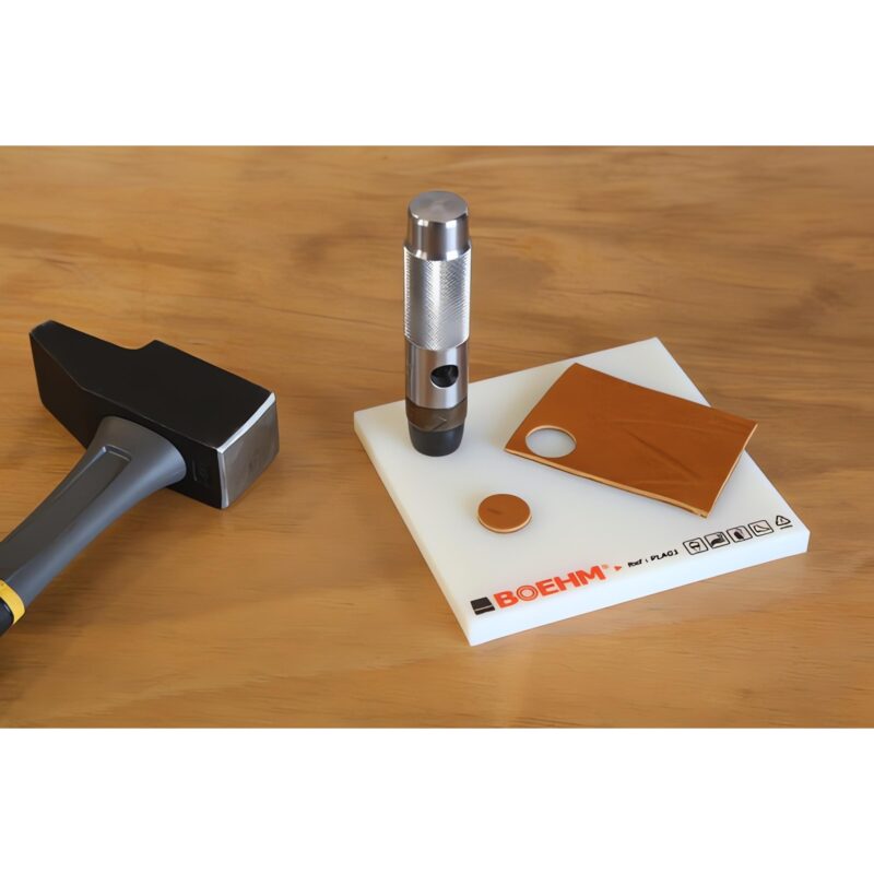Cutting board 140 x 130 x 10 mm for hollow punches