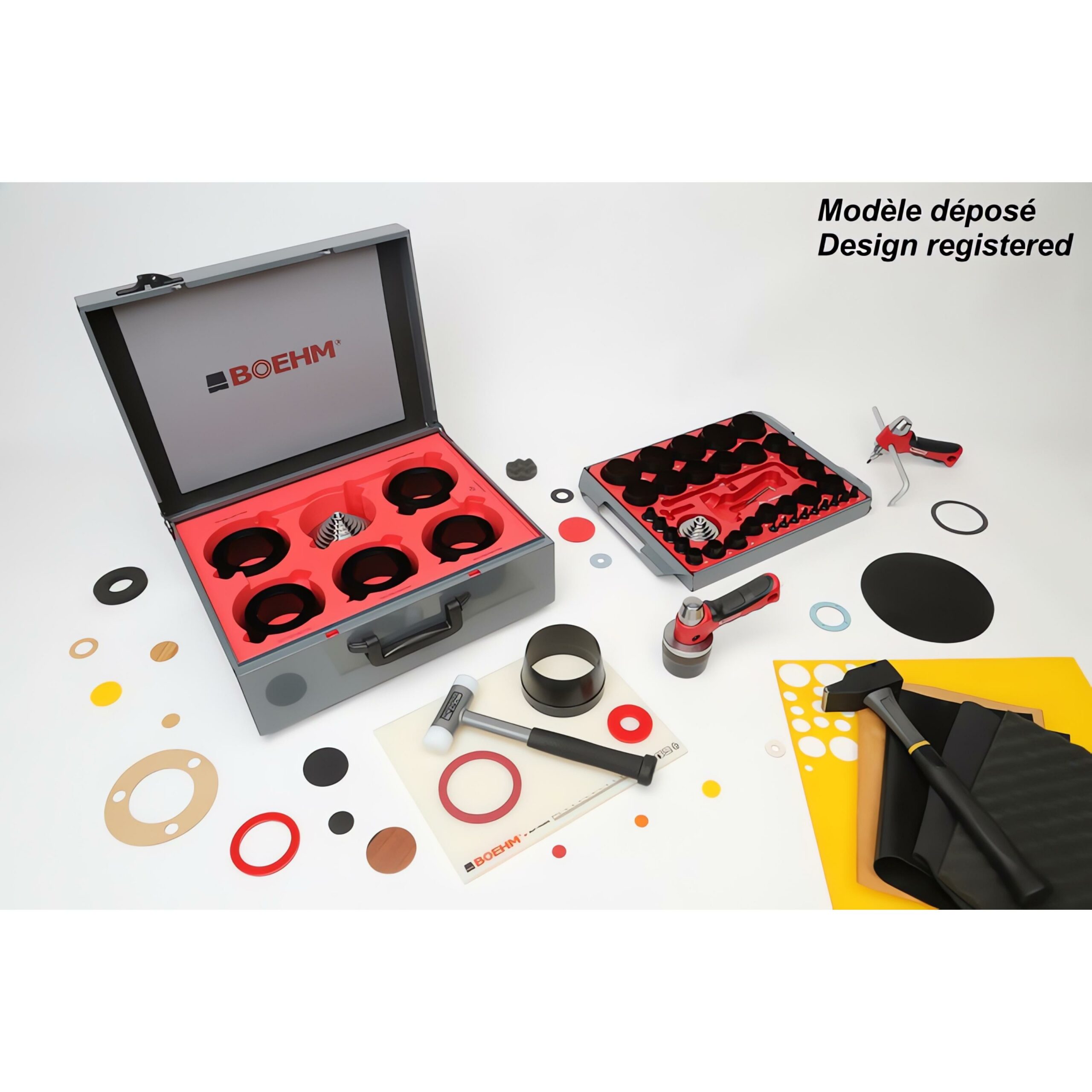 Punch set Ø2 to 100 mm with Ø420 mm gasket cutting tool - Image 4