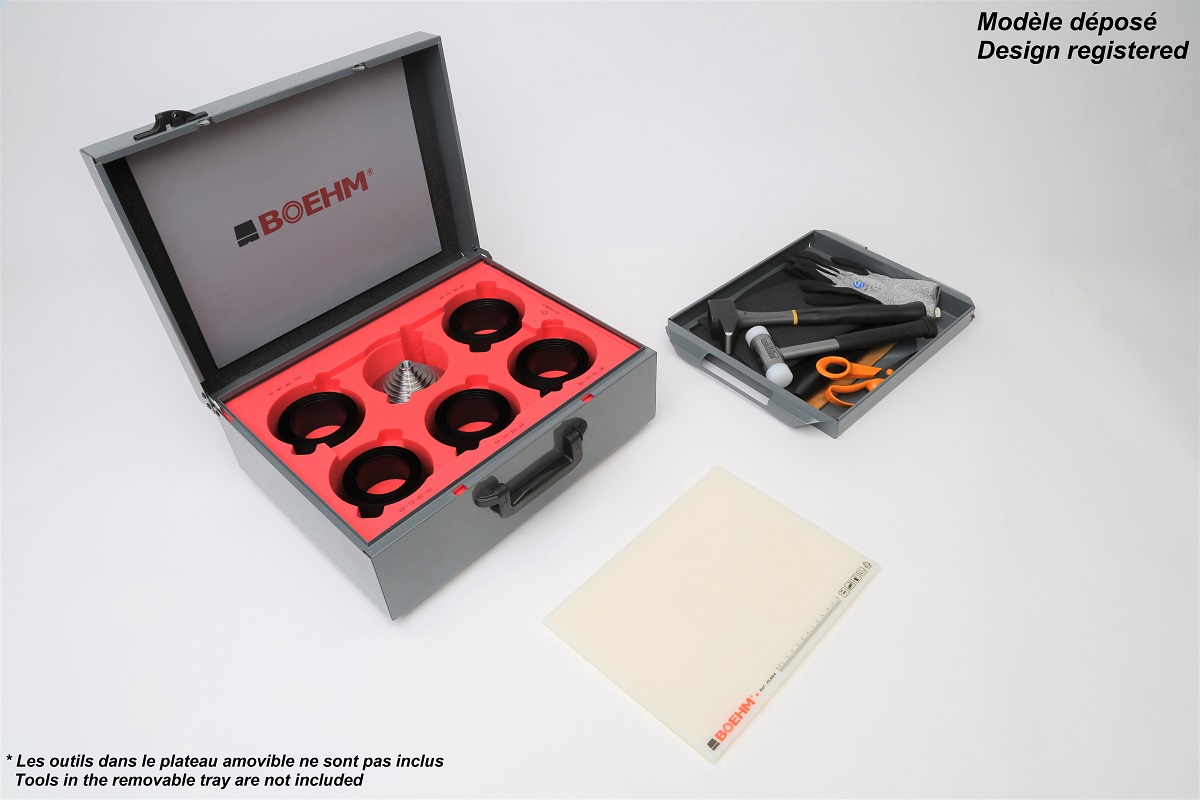 Punch set Ø62 to 100 mm + trolley - Image 4